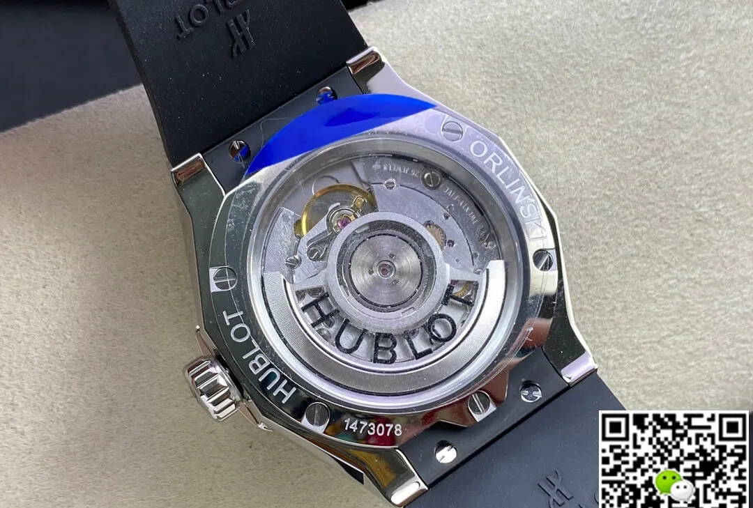 Hublot Classic Fusion 550.NS.1800.RX.ORL19 APS Factory 1:1 Best Edition Replica Watch Black Strap